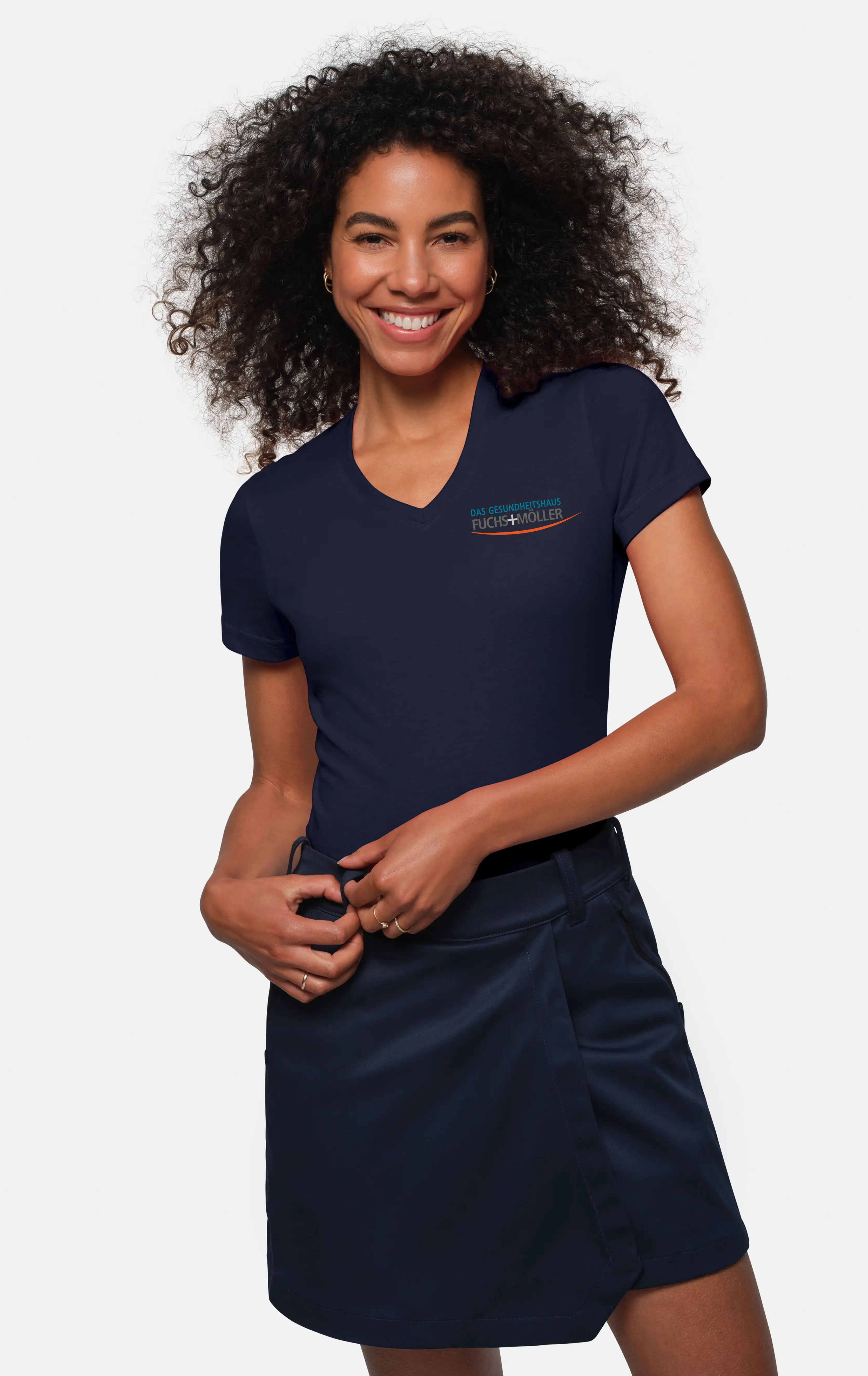 HAKRO Women-T-Shirt 181 inkl. Bedruckung Logo "F+M" Brustbereich links HAKRO Women-T-Shirt 181 inkl. Bedruckung Logo "F+M" Brustbereich links